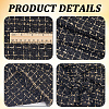 Tartan Pattern Cloth Fabric DIY-WH20009-37B-03-5