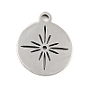 Non-Tarnish 201 Stainless Steel Pendants LS-STAS-E015-07P-1