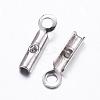 Tarnish Resistant 304 Stainless Steel Folding Crimp Ends STAS-K146-007-2mm-1