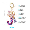 Resin Butterfly Pendant Keychains KEYC-TAC0034-03J-3