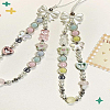 36Pcs Cube with Letter Food Grade Eco-Friendly Silicone Beads SIL-LP0001-07B-3