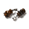 Natural Tiger Eye Chip Pendants G-H307-07P-02-2