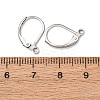 Tarnish Resistant 316L Surgical Stainless Steel Leverback Earring Findings STAS-E194-03P-4