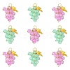 10Pcs 2 Colors Imitation Jade Glass Pendants FIND-CJ0002-05-1