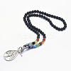 Tibetan Style Alloy Pendant Necklaces LS-NJEW-F170-A06-1