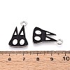 Halloween Theme Alloy Enamel Pendants ENAM-T022-54P-02-3