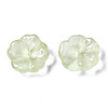 Transparent Spray Painted Imitation Jade Glass Beads GLAA-Q089-003-E002-3
