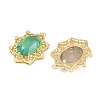 Brass Micro Pave Clear Cubic Zirconia Pendants KK-H257-11G-2