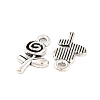 Great Valentines Day Gift Ideas Tibetan Style Alloy Charms X-LF10736Y-3