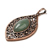 Natural Green Aventurine Pendants G-H065-3R-09-2