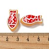 Handmade Transparent Glass Beads GLAA-N0028-02G-4