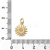 Brass Micro Pave Cubic Zirconia Pendants KK-D431-019G-3