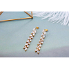 SHEGRACE Brass Micro Pave Grade AAA Cubic Zirconia Stud Earrings JE018A-X-2