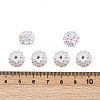 AB-Color Resin Rhinestone Beads RESI-S315-10x12-16-3