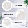 Shell Shaped Porcelain Jewelry Storage Display Trays for Rings AJEW-SP0006-06A-01-6
