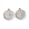 Non-Tarnish 304 Stainless Steel Pendants X-STAS-G242-19P-1