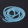 Baking Paint Transparent Glass Bead Strands GLAA-S031-4mm-21-2
