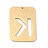 Ion Plating(IP) 304 Stainless Steel Pendants STAS-K216-49K-G-4