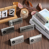 6Pcs 2 Styles 201 Stainless Steel Hotel Resturant Table No Smoking & Smoking Area Tent Sign AJEW-CP0003-74-4