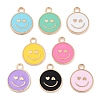 Alloy Enamel Pendants PALLOY-S192-04G-1