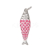 Brass Enamel Pendants KK-P339-08P-02-1