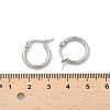 Tarnish Resistant 304 Stainless Steel Hoop Earrings EJEW-F105-12P-4