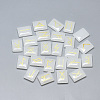 Spray Painted Glass Cabochons G-T122-27I-1