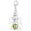 Alloy Angel Pendant Decorations KEYC-PW0009-04K-1