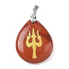 Natural Mixed Gemstone Pendants G-F786-09B-2