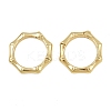 Brass Twister Clasps KK-P323-12G-1