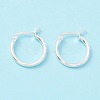 925 Sterling Silver Hoop Earrings STER-P047-13B-S-2