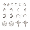 18Pcs 9 Styles 304 Stainless Steel Pendants STAS-TA0001-84-2