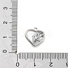 Brass Micro Pave Cubic Zirconia Pendants KK-H511-01P-04-3