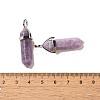 Natural Lepidolite Pointed Pendants G-G025-01P-30-3