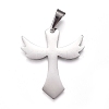Tarnish Resistant 304 Stainless Steel Pendants LS-STAS-I135-02P-1