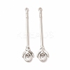 Rack Plating Alloy Big Pendants PALLOY-E025-15P-1