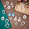 10Sets 10 Styles Plastic Molds DIY-UN0007-34-4