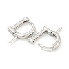 Brass Hoop Earring Findings KK-S386-03P-2