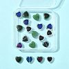 20Pcs 5 Colors Two Tone Glass Mood Beads GLAA-FS0002-33-6