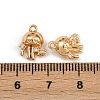 Brass Micro Pave Cubic Zirconia Pendants KK-K407-17G-3
