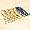 10 Pcs Carbon Steel Diamond File Set WOCR-PW0001-319A-1