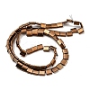 Electroplated Non-magnetic Synthetic Hematite Beads Strands G-G089-B02-11-2