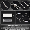 DIY Blank Rectangle Dome Link Bracelet Making Kit DIY-UN0005-31-5