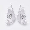 Tarnish Resistant 201 Stainless Steel Pendants LS-X-STAS-S110-004P-1