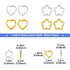 50Pcs Tibetan Style Alloy Bead Frame TIBEB-FS0001-10AS-4