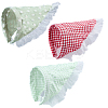 3Pcs 3 Styles Lace Triming Cloth Headbands for Women OHAR-CY0001-18-1