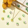 20Pcs 4 Colors Handmade Lampwork Charms LAMP-CJ0001-92-5