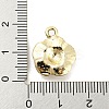 UV Plating Alloy Rhinestone Pendants PALLOY-D026-11G-3