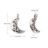 Tibetan Style Alloy Pendants LS-X-TIBEP-S299-27AS-RS-2