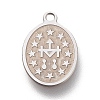 Non-Tarnish 304 Stainless Steel Lady of Guadalupe Charms STAS-M228-Q01-P-2